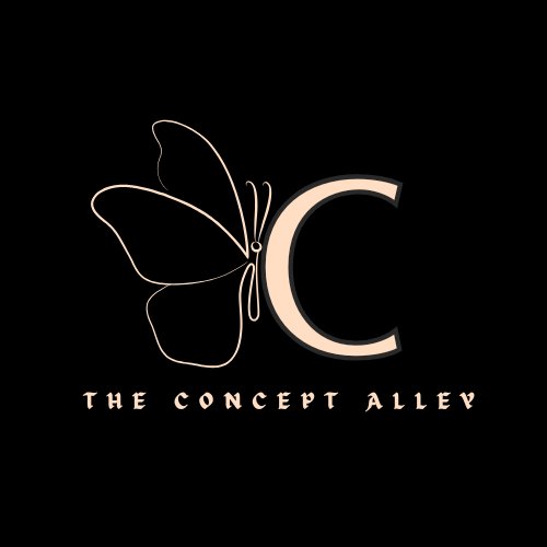 The Concept Alley Logo: Butterfly and Letter C